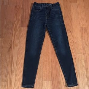 American Eagle Highest Rise Jeggings 0 Short